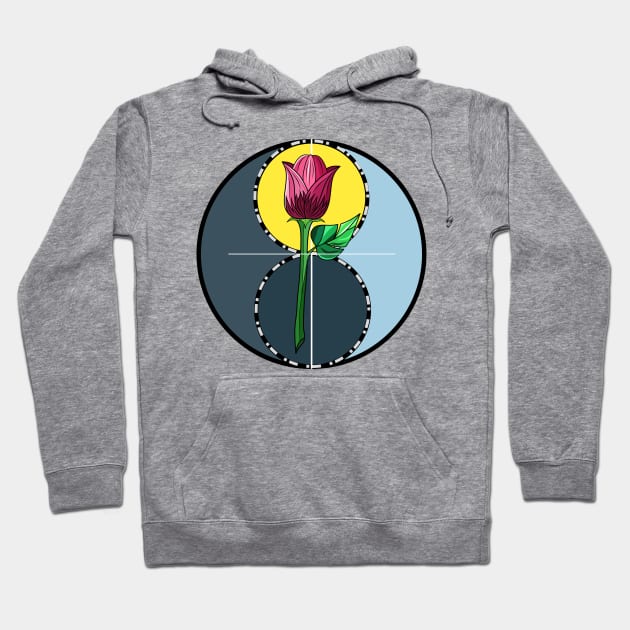 Rose Hoodie by Aan Design Art